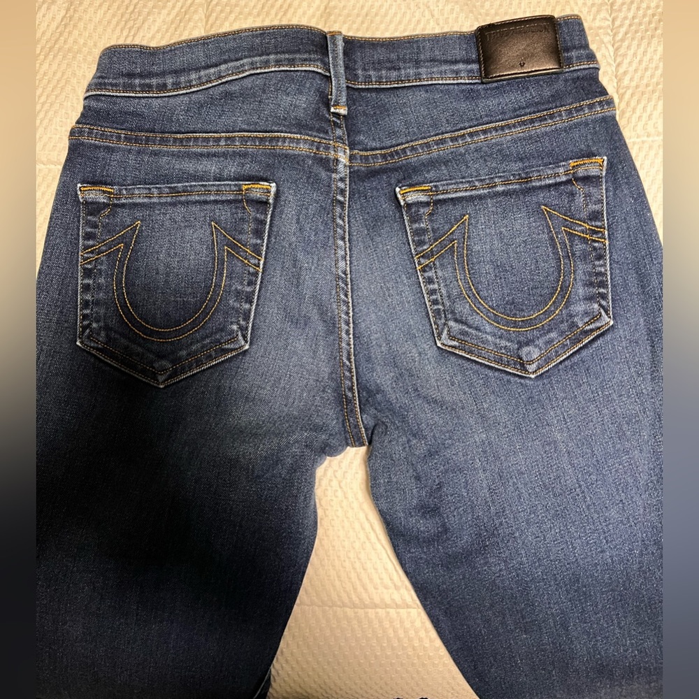 True Religion Mid Rise Bootcut Jeans